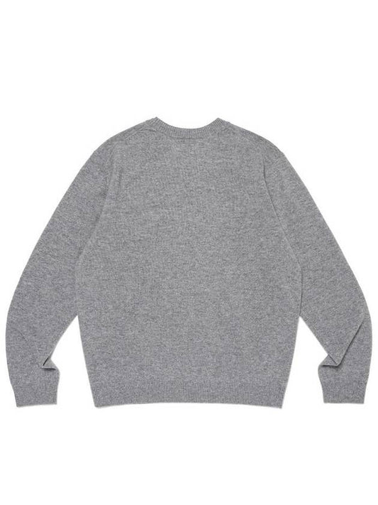 x KAWS Collaboration Gray Knit Sweater XX26CS00 - HUMAN MADE - BALAAN 2