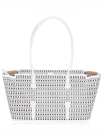 Women s Neo Mina32 Tote Bag White 1120571 - ALAIA - BALAAN 1