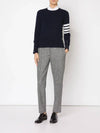 Women's 4 Bar Classic Cashmere Pullover Knit Top Navy - THOM BROWNE - BALAAN 3