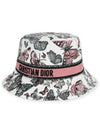 D Bobby Toile De Jouy Mexico Small Bucket Hat White - DIOR - BALAAN 2