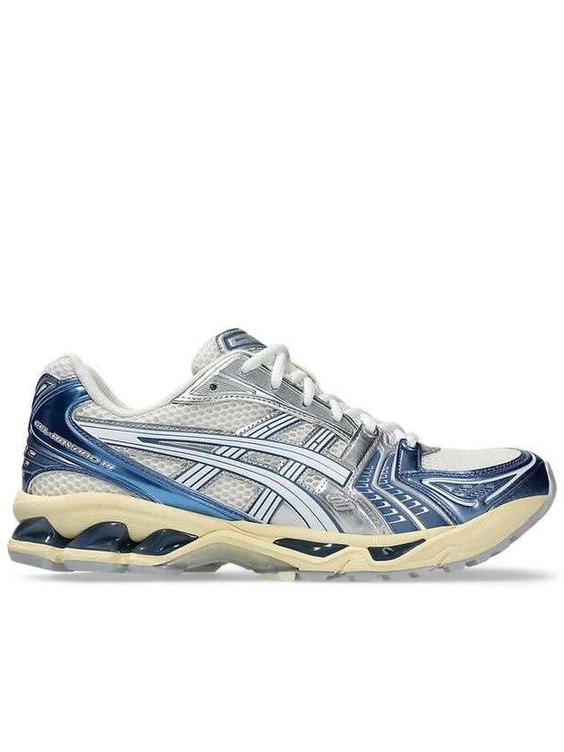 Gel Kayano 14 Low Top Sneakers Cream Denim Blue - ASICS - BALAAN 2