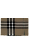 Raw Cut Checked Wool Scarf Brown - BURBERRY - BALAAN 2