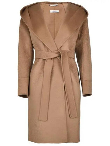 Dono Wool Cashmere Single Coat Camel - MAX MARA - BALAAN 1