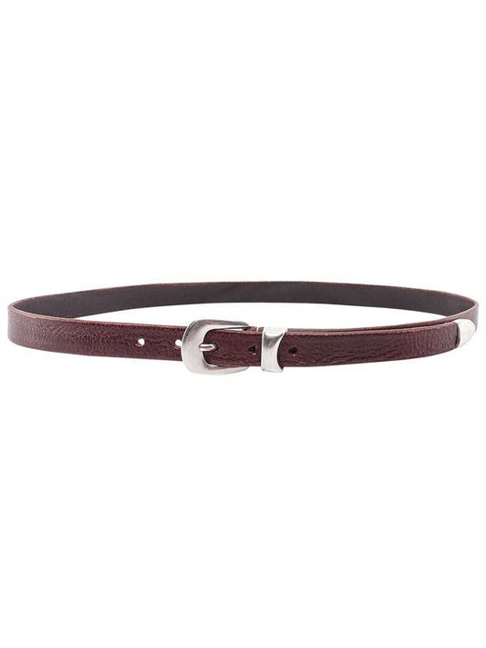 Leather 2CM Belt Brown - OUR LEGACY - BALAAN 1