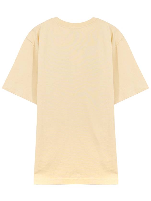 Men's Flash Fox Comfort Short Sleeve T-Shirt Beige - MAISON KITSUNE - BALAAN 6