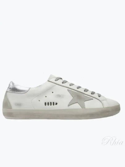 Superstar Silver Heel Tab Sneakers White - GOLDEN GOOSE - BALAAN 2