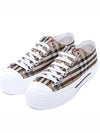 Vintage Check Cotton Sneakers Archive Beige - BURBERRY - BALAAN 3