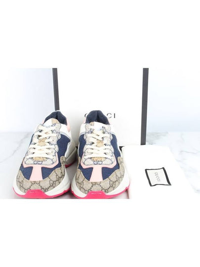 Pink sole Rhyton sneakers 35 220 - GUCCI - BALAAN 2