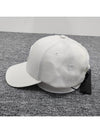 Embroidered Logo Ball Cap White - STONE ISLAND - BALAAN 5