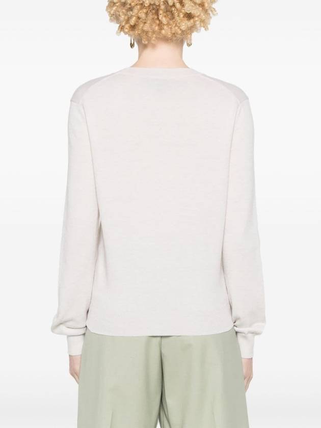 Victoria Embroidery Logo Sweatshirt Ivory - A.P.C. - BALAAN 5