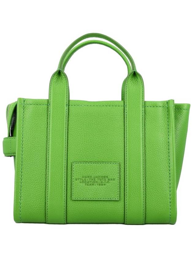 Small Leather Tote Bag Green - MARC JACOBS - BALAAN 5