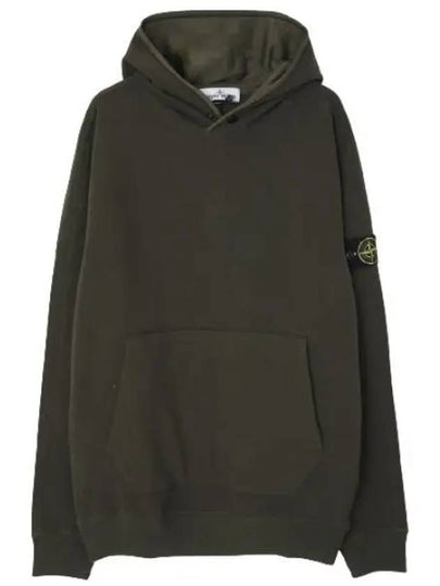 Compass Logo Patch Hoodie Olive - STONE ISLAND - BALAAN 2