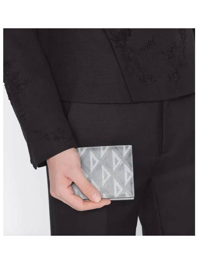 CD Diamond Canvas Half Wallet Grey - DIOR - BALAAN 7