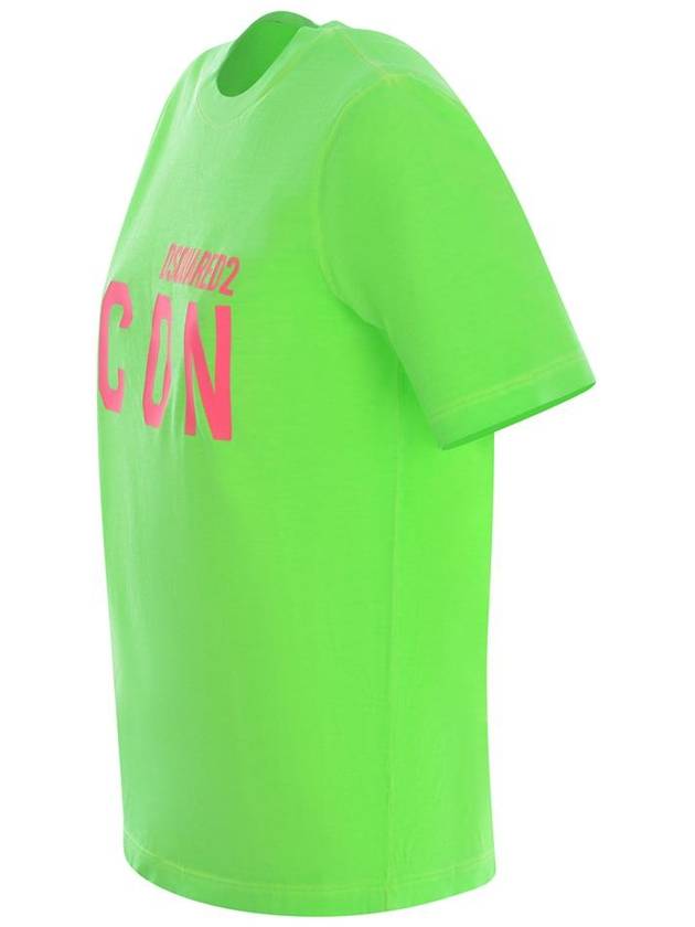 Long Sleeve T-Shirt S80GC0067S24692910 GREEN FLUO - DSQUARED2 - BALAAN 3