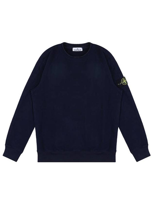 Stretch Cotton Fleece Mock Turtleneck Sweatshirt Navy - STONE ISLAND - BALAAN 2