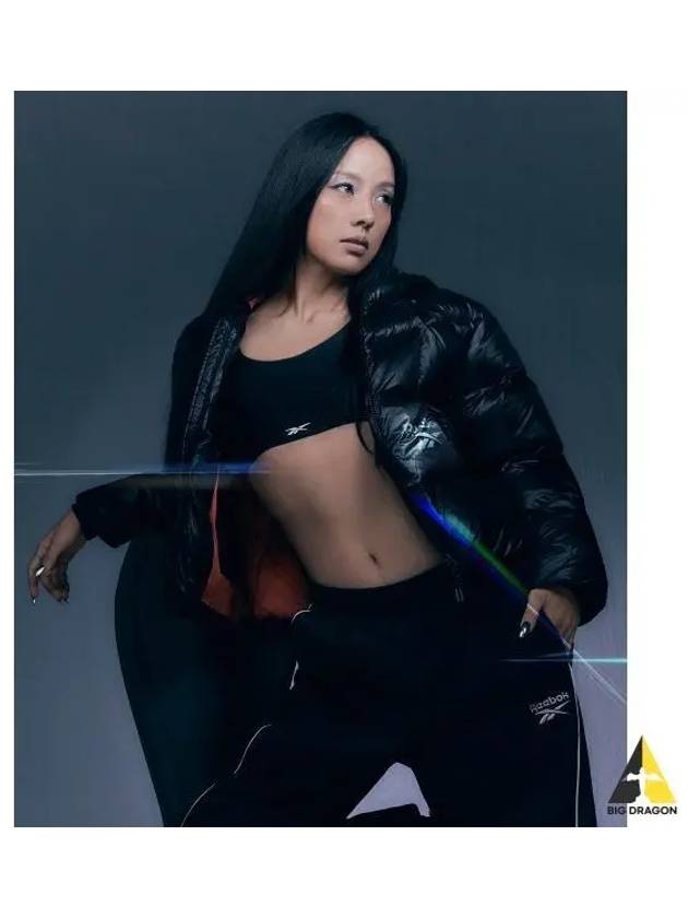 Hyori Lee wearing pump cropped down jacket women s black - REEBOK - BALAAN 1