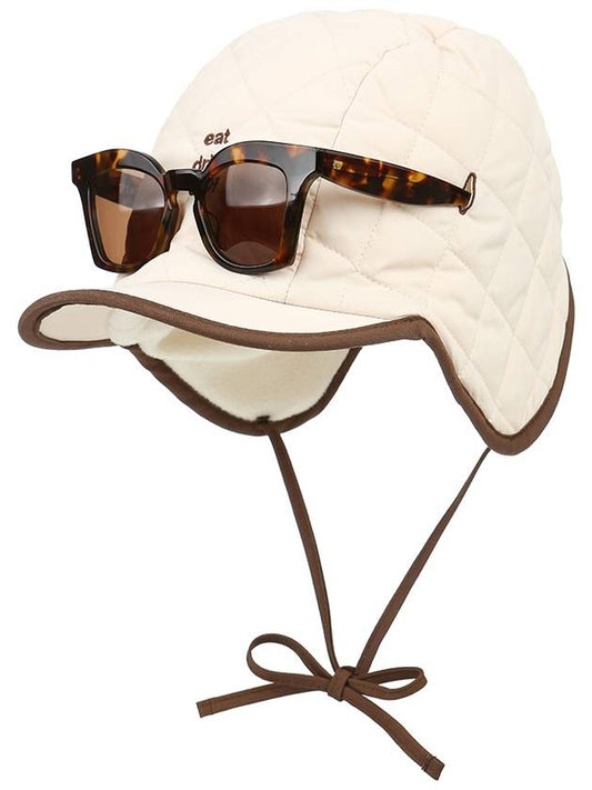 Padded hat with sunglasses slotivory - MILESANDMILESANDMILES - BALAAN 2