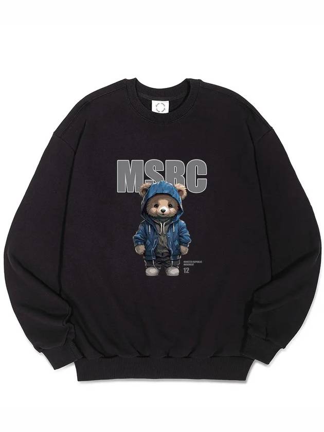 Bay Bear Indigo Blue Sweatshirt Black - MONSTER REPUBLIC - BALAAN 2