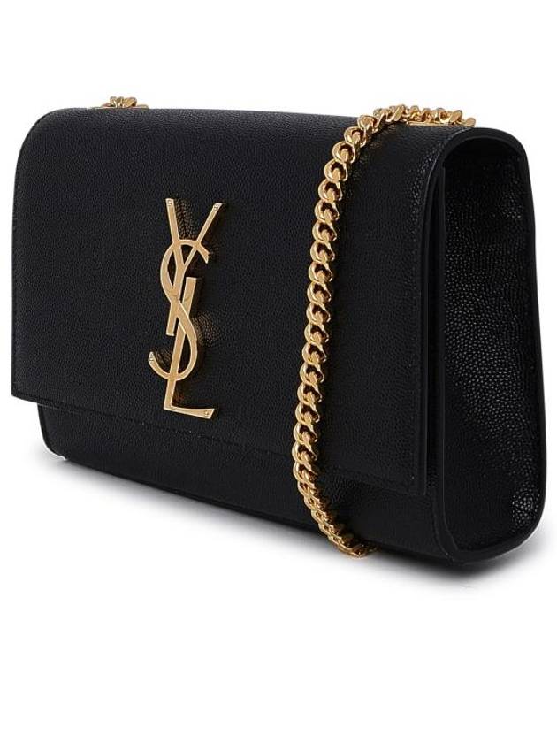 Kate Monogram Small Cross Bag Black - SAINT LAURENT - BALAAN 3