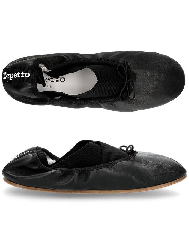 Gianna Leather Ballet Flat Black - REPETTO - BALAAN 6