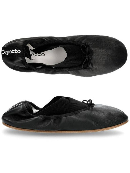 Gianna Leather Ballet Flat Black - REPETTO - BALAAN 2