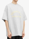 Heavy Jersey Crew Neck Short Sleeve T-Shirt Light Heather Grey - FEAR OF GOD ESSENTIALS - BALAAN 6