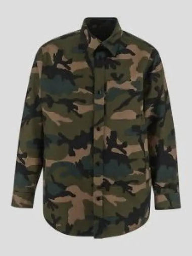 Camouflage overfit shirt green XV3CIA95810F00A 1015349 - VALENTINO - BALAAN 1