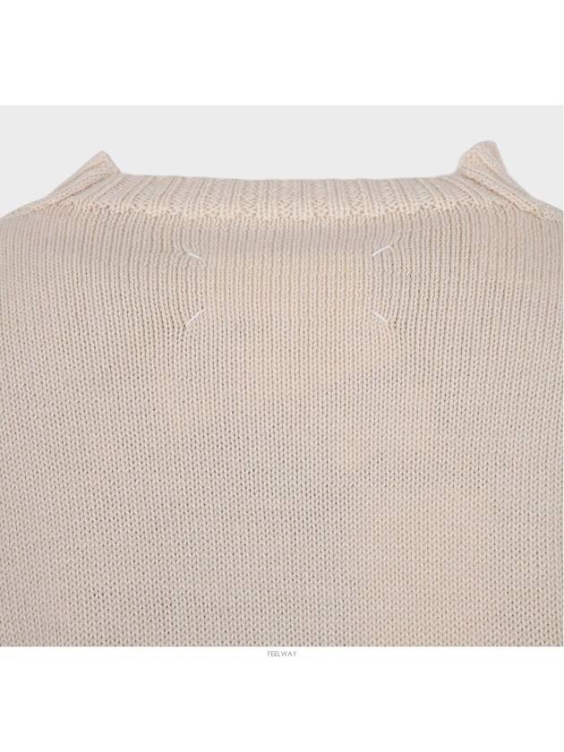 Bunny Wool Knit Top Beige - MAISON MARGIELA - BALAAN 7