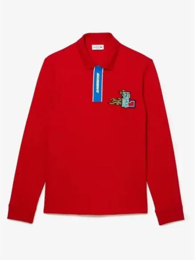 Men s Holiday Detail Long Sleeve Polo T shirt PH2523 52N 240 Domestic Product GQ2N22101271758 - LACOSTE - BALAAN 1