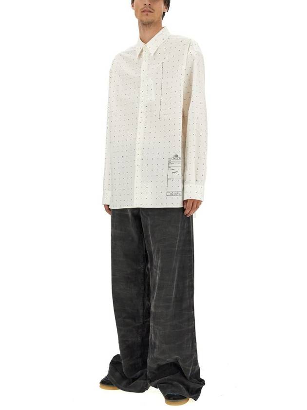 MM6 Long Sleeve Shirt S52DT0022 S78157001S WHITE - MAISON MARGIELA - BALAAN 3