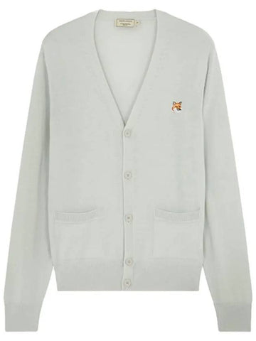 Fox head cardigan light gray EM00557KT1036 LG - MAISON KITSUNE - BALAAN 1