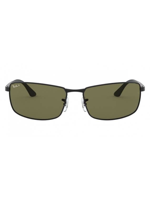 Men's Square Metal Sunglasses Green Black - RAY-BAN - BALAAN 1