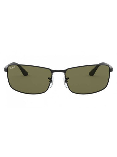 Men's Square Metal Sunglasses Green Black - RAY-BAN - BALAAN 1