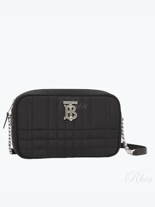 Fabric Lola Camera Crossbody Bag Black - BURBERRY - BALAAN 2