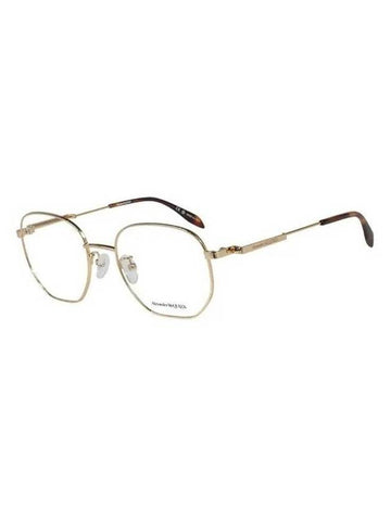 Eyewear Square Metal Eyeglasses Black - ALEXANDER MCQUEEN - BALAAN 1