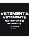 Pyramid Logo Short Sleeve T-Shirt Black - VETEMENTS - BALAAN 5