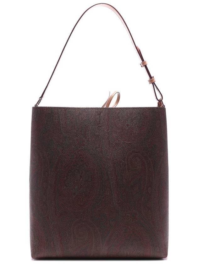 Paisley Print Shoulder Bag Brown - ETRO - BALAAN 5