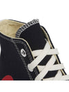 Chuck Taylor High Top Sneakers P1 K112 1 Black - COMME DES GARCONS - BALAAN 8