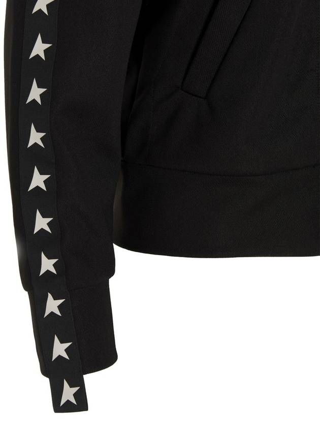 Star Logo Track Jacket Black - GOLDEN GOOSE - BALAAN 6