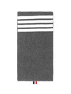 Striped Cashmere Muffler Grey - THOM BROWNE - BALAAN 2