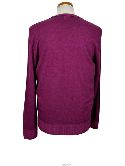 CP Company 101852G9 V0087 Ranaul Vintage Red V Neck Knit - CP COMPANY - BALAAN 2