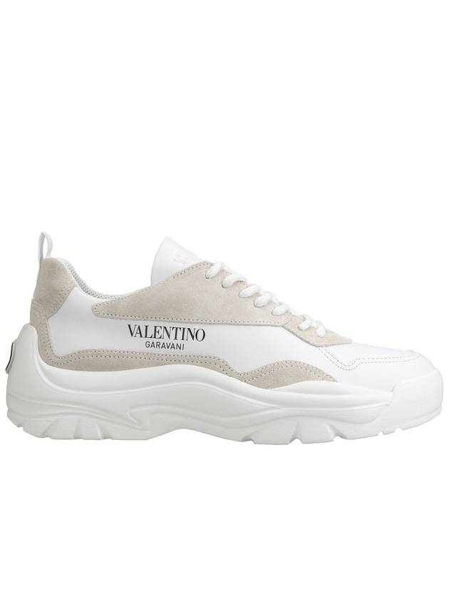 Gumboy Calfskin Low Top Sneakers White - VALENTINO - BALAAN 2