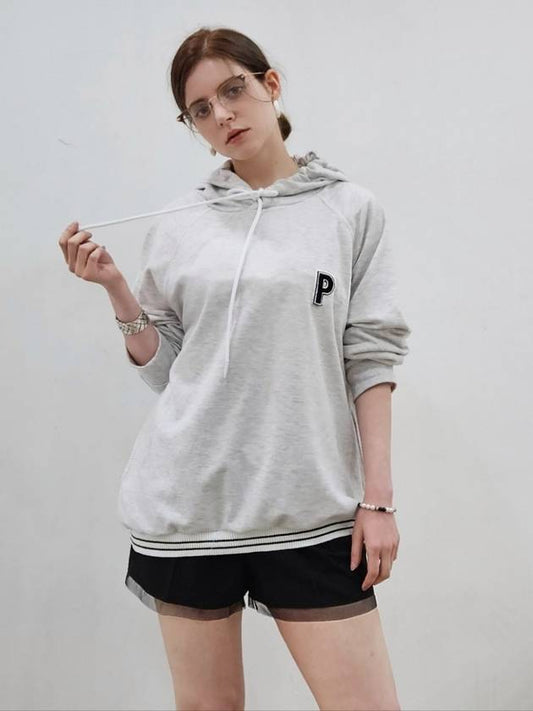 P logo hoodie sweatshirt hood sweatshirt - PRETONE - BALAAN 1
