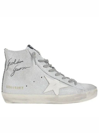 Francy Leather High Top Sneakers White - GOLDEN GOOSE - BALAAN 2