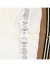 Kids Icon Stripe Trim Wool Cardigan Ivory - BURBERRY - BALAAN 10