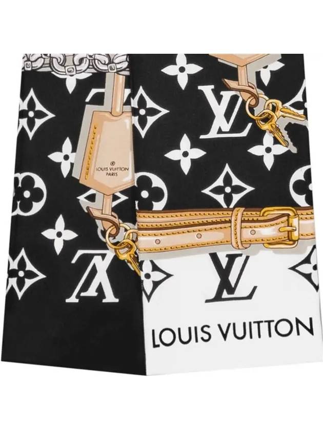 Monogram Confidential Bandeau Scarf Black - LOUIS VUITTON - BALAAN 6