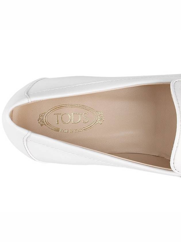 T Timeless Leather Loafers White - TOD'S - BALAAN 9