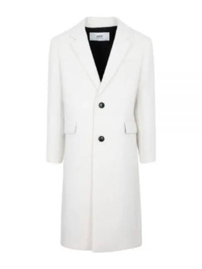 Men's Wool Single Coat Offwhite - AMI - BALAAN 2