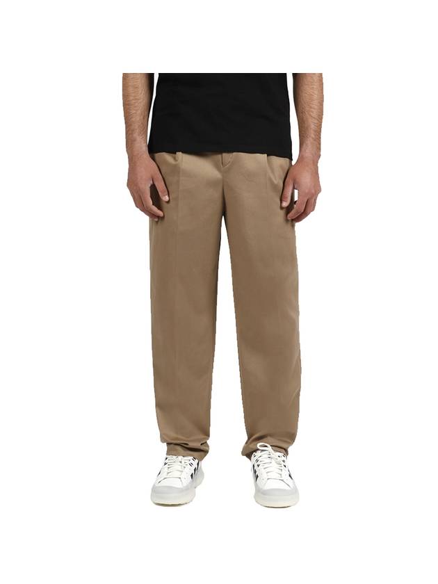 Cotton Blend Straight Pants Brown - NEIL BARRETT - BALAAN 1