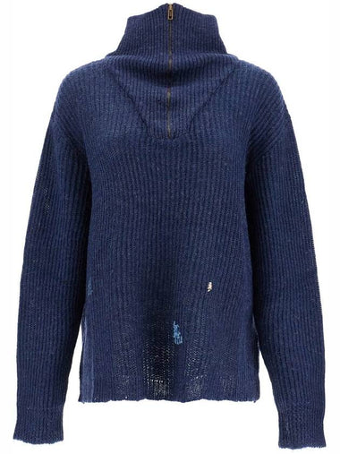 linen and wool blend sweater - MAISON MARGIELA - BALAAN 1